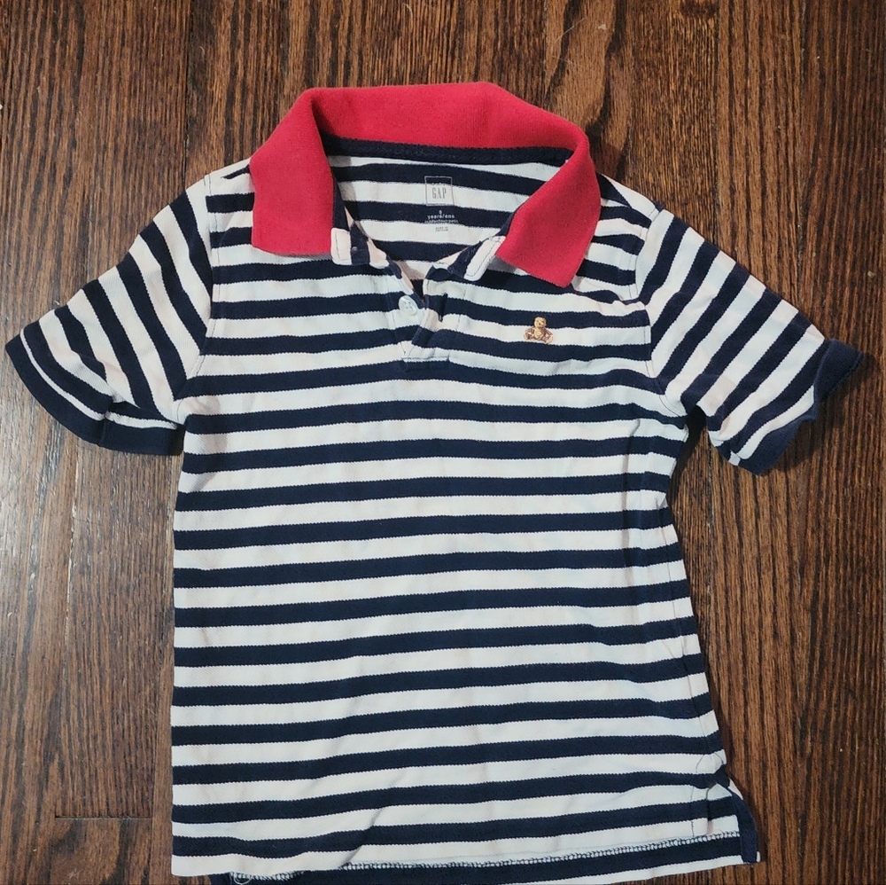 GAP - Two Striped Polos; boys size 5